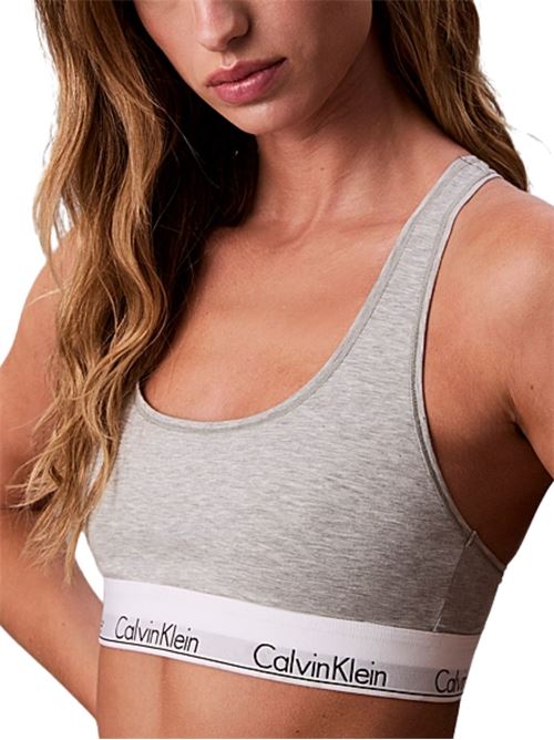 Bralette grigia Icon Calvin Klein | LV00QF8493P7A